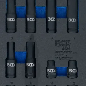 Uitverkoop BGS 4130 Gereedschapmodule 1/3: kracht dopsleutelset zeskant 20-delig