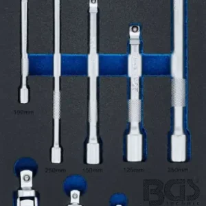BGS 4144 Gereedschapmodule 1/3: verlengings-, adapter- en scharnierset 17-delig Koop Online