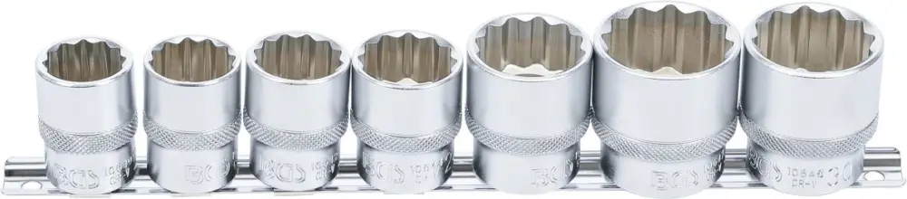 BGS 9109 Dopsleutelset twaalfkant 12,5 mm (1/2") 20 - 32 mm 7-delig Speciale Aanbieding