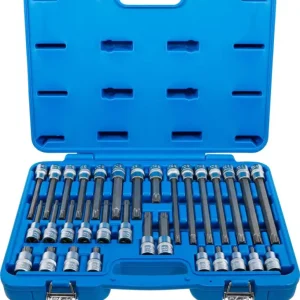 BGS 5183 Dopsleutelbitset 12,5 mm (1/2") wigprofiel (voor RIBE) 32-delig Betrouwbaar