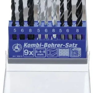 BGS Do It Yourself 50819 Combi-borenset 5 - 8 mm 9-delig Korting