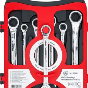 Limited Edition BGS Do It Yourself 30000 Ratelring-steeksleutelset 8 - 19 mm 7-delig