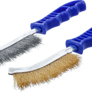 Superprijs BGS 71033 Draadborstelset Staal- en messingdraad 260 mm 2-delig