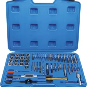 Authentiek BGS 70105 Draadsnijtapset inch 1/4" - 1/2" 56-delig