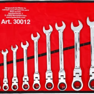 Bestseller BGS Do It Yourself 30012 Ratelring-steeksleutelset flexibele koppen 8 - 32 mm 13-delig