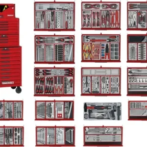 Koop Vandaag Teng Tools 300480100 TKS26R1033T Gereedschapswagen rood mega master set 1033-delig