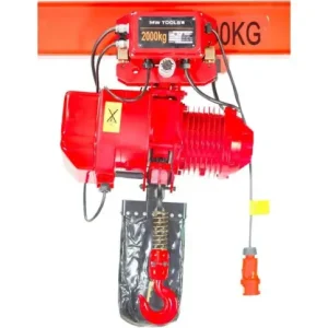 Gratis Retour MW-Tools 729840116 KTT2062 Electr. kettingtakel 2T 6m 3x400V incl. afstandsbediening en trolley