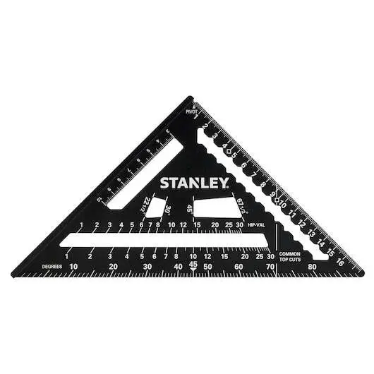 Wereldwijde Verzending Stanley STHT46101-0 Aluminium Bouwdriehoek 180mm