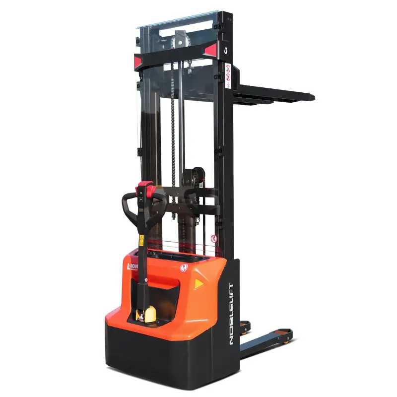 Noblelift SWB(130)D - D3600 Freelift Elektrische Stapelaar Li-Ion accu 1300kg hefhoogte 3600mm poly enkel 1150x570mm 1x 24V 100Ah accu en lader Bestseller