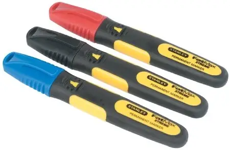 Aanbieding Stanley 0-47-315 FatMax Markeerstift Rood/Zwart/Blauw (x3)