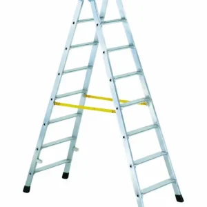 Bulkbestelling Zarges 42468 Z300 Tweezijdige staladder met treden met opstaande rand 2 x 8 treden