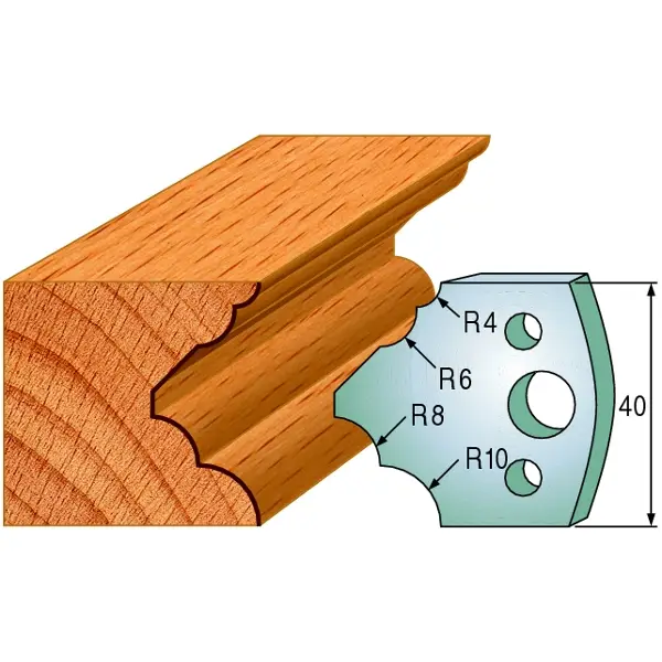 Beperkte Voorraad CMT 691.126 Contrames paar hoogte 40 mm nummer 126