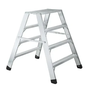 Ambachtelijk Zarges 40394 Z500 Werkverhoging Seventec RC, beide zijden beklimbaar 2 x 4 tredes incl. platvorm