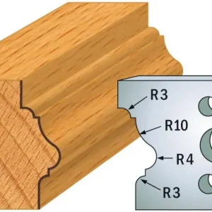 Beperkte Voorraad CMT 690.102 Profielmes paar hoogte 40 mm nummer 102