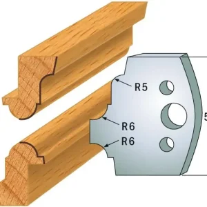 Weekendaanbieding CMT 690.542 Profielmes paar hoogte 50 mm nummer 542