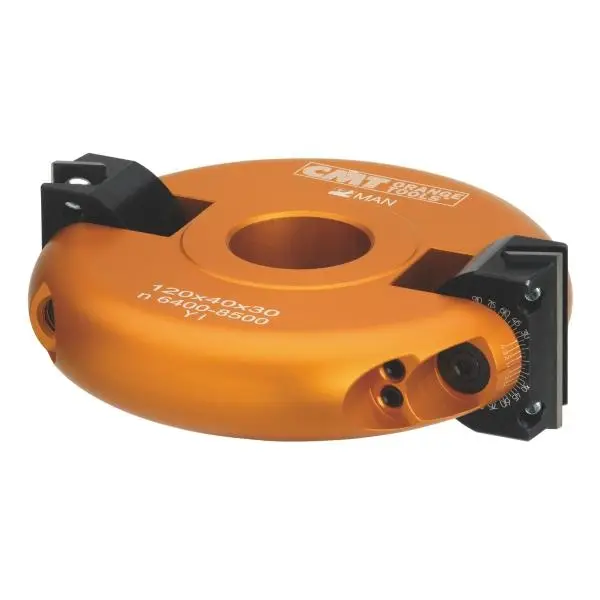 Alleen Vandaag CMT 694.018.50 Verstelbare schaafkop (in speciale alu. legering) D_max 45° 120x50