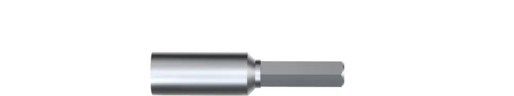 Topkwaliteit Wiha 40651 Micro-Steckschlüssel 30 mm buitenzeskant vorm 4 mm (40651) 5/32