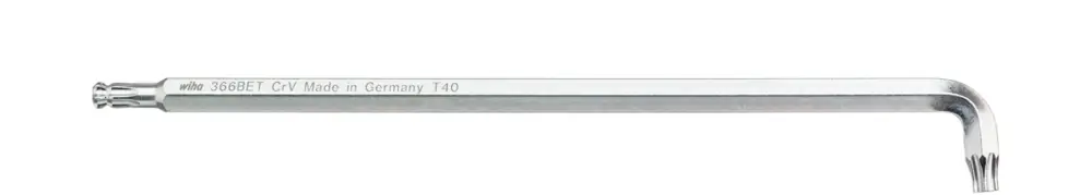 Lage Prijs Wiha 40967 Stiftsleutel TORX® kogelkop met kort been, titaanzilver (40967) T6 x 80 mm, 6,9 mm