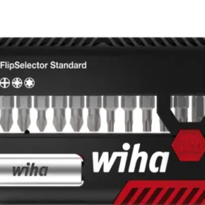 Wiha 39040 Bitset FlipSelector Standard 25 mm Phillips, Pozidriv, TORX® 13-delig 1/4" (39040) Rechtstreeks Van De Fabrikant