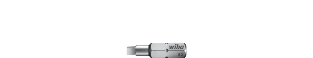 Wiha 38660 Bitset Standard 25 mm binnenvierkant 1/4" in box 2-delig (38660) Wereldwijde Verzending