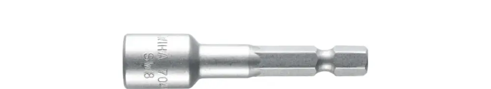 Wiha 38721 Dopsleutelinzet magnetisch Standard 55 mm zeskant 1/4" in box (38721) Koop Vandaag