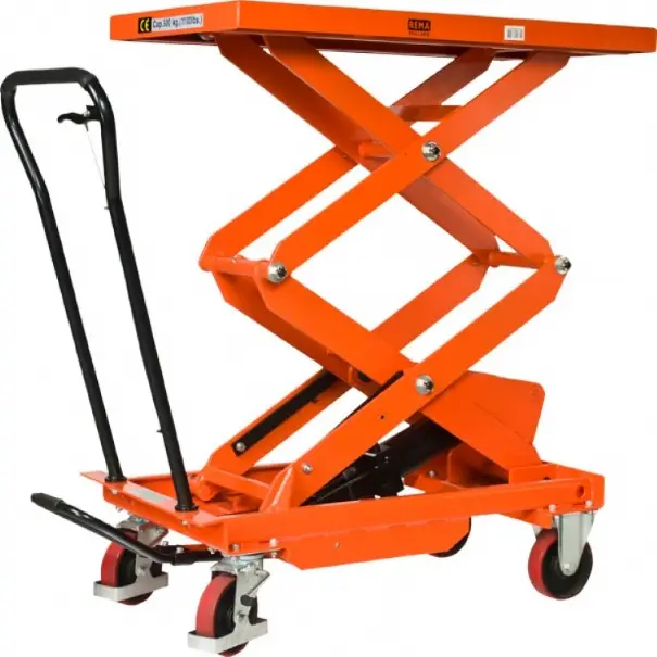 Nieuw Model Rema 3460150 HT-50D handbediende verrijdbare heftafel 1010 x 520 mm 500 kg