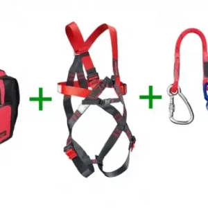 Must-Have Rema 1731210 Harnas ERGO, grip 12 en 15 meter vanglijn in rugzak