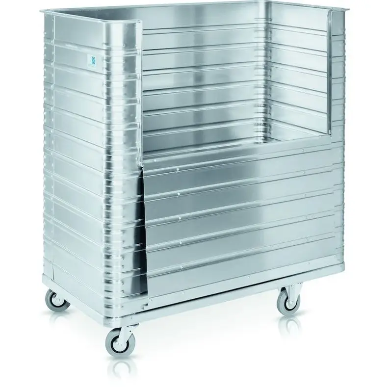 Zarges 40633 W171 Transportwagen met klapwand 950x550x980 mm Finale Uitverkoop