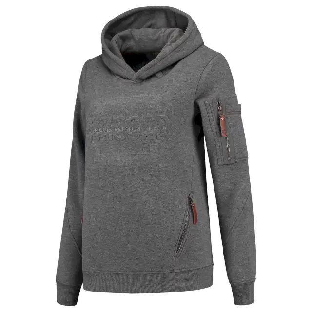 Uitverkoop Tricorp Sweater Premium Capuchon Logo Dames 304007