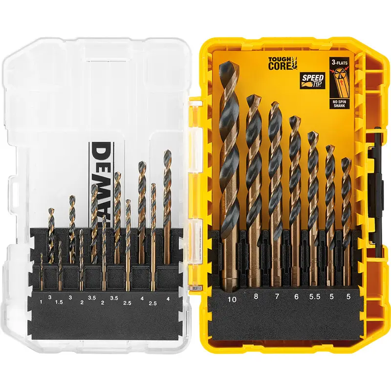 Uitverkoop DeWalt Accessoires DT70728-QZ metaalborenset in Tough Case 19-delig