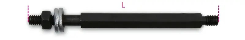 Aanbieding Beta 015470201 1547P/2-Verlengstukken Zeskant 102 L mm