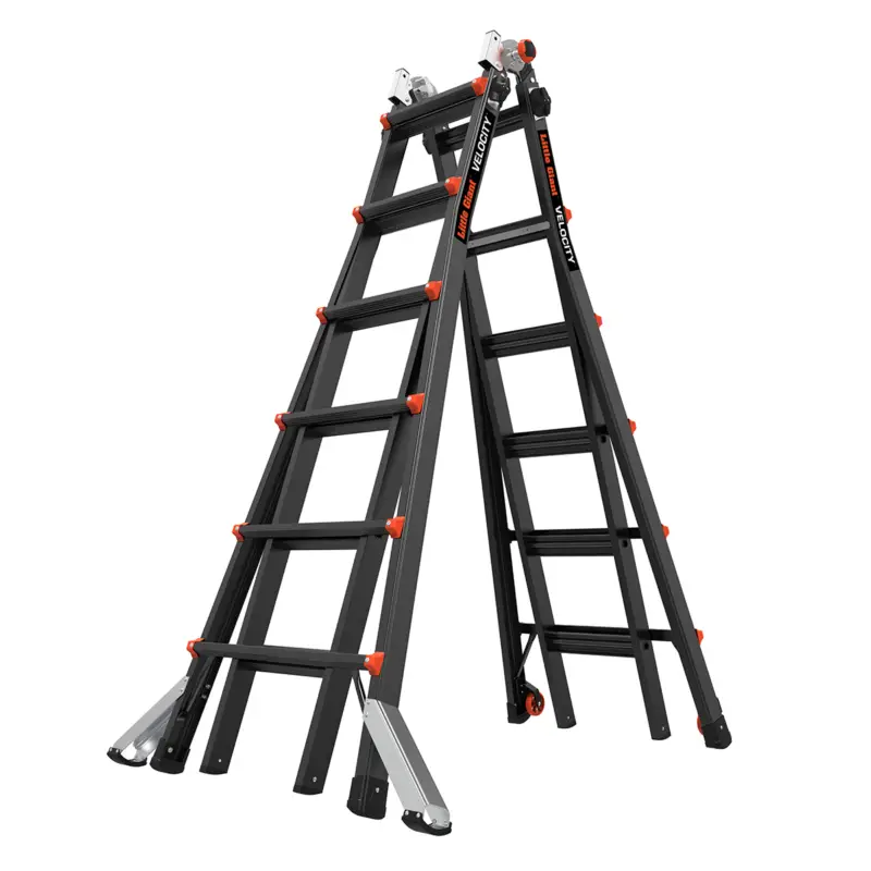 Altrex 503946 Velocity Black Pro telescopische vouwladder 4 x 6 Favoriet