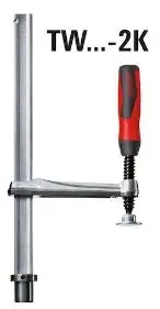 Hete Deal Bessey TW28-30-14-2K Spanelement voor lastafels 300/140 Kunststof greep