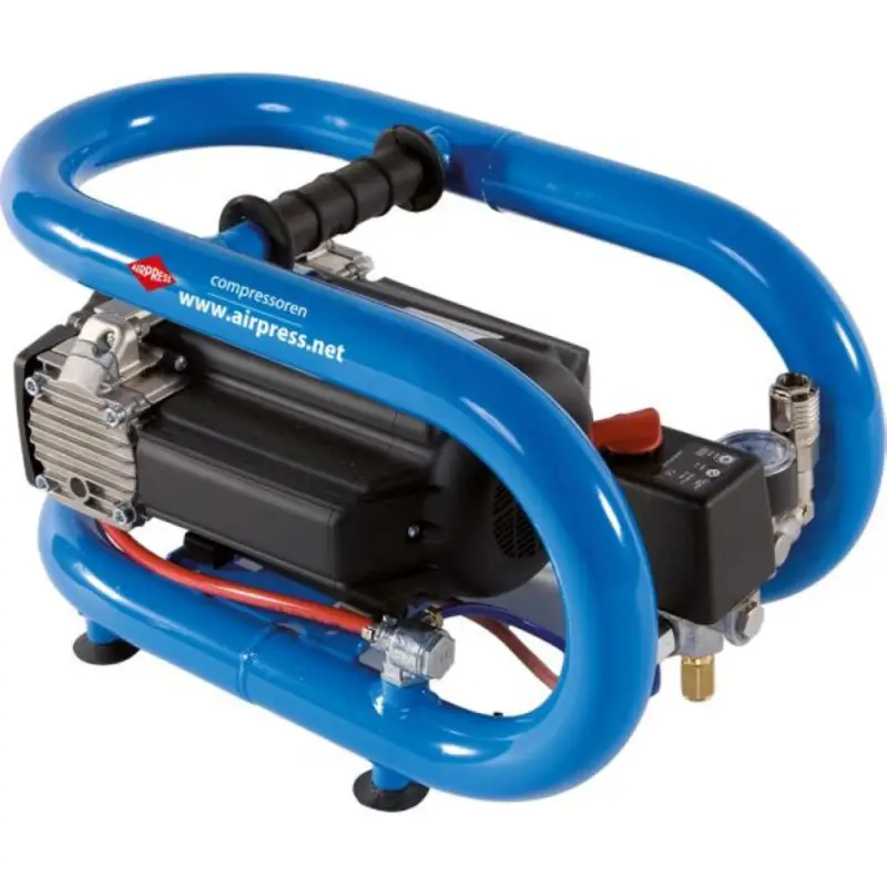 Gratis Verzending Airpress 36748 Stille Olievrije Compressor LMO 3-210 8 bar 0.7 pk/0.5 kW 168 l/min 3 l