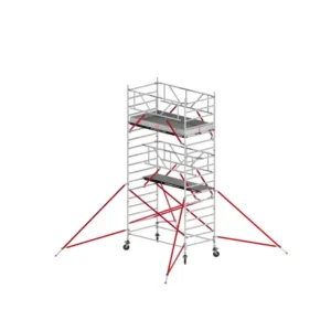 Rechtstreeks Van De Fabrikant Altrex TX520052 RS TOWER 52-S 6,2m werkhoogte Fiber-Deck 2.45 Safe-Quick 2 Guardrail - Breed 1.35 m