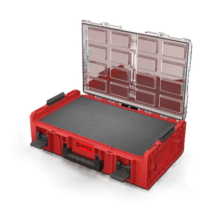 Aanbieding QBrick ORGQ2XLFCZEPG001 ONE Organizer 2XL 2.0 RED Multilayer Foam Inserts RED Ultra HD