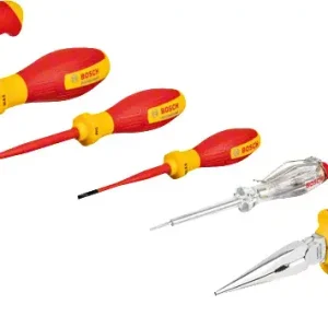 Aanbieding Bosch Blauw Accessoires 1600A02NG3 Handgereedschapset VDE 7-delig