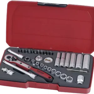 Uitverkoop Teng Tools 167290105 T1436 Doppen- en bitsset 1/4" 36 dlg
