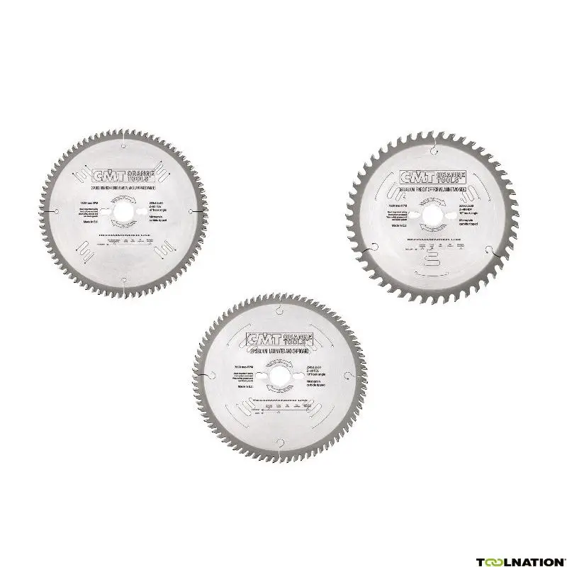 Alleen Vandaag CMT TNCMTA160 3-delige zaagbladen set voor Festool, Mafell, Makita etc 160 mm