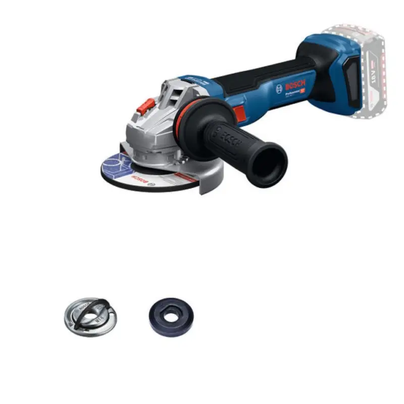 Ambachtelijk Bosch Blauw 06019N4100 GWS 18V-11 Accu haakse slijper set 125mm excl. accu's en lader