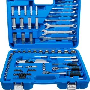 Topkwaliteit BGS 2299 Dopsleutelset zeskant 6,3 mm (1/4") / 10 mm (3/8") inches 92-delig