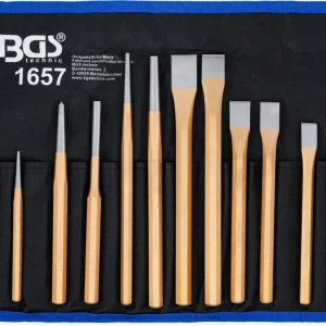 BGS 1657 Pendrijver-/beitel-/centerpuntset 12-delig Aanbieding