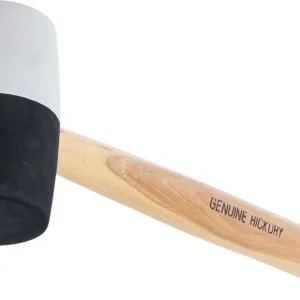 Beperkt Aanbod BGS 1969 Rubberhamer Hickory-steel zwart-witte kop Ø 63 mm 840 g