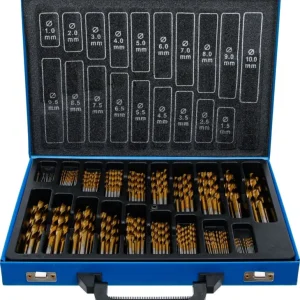 BGS 1994 Spiraalborenset HSS titanium gecoat 1 - 10 mm 170-delig Snelle Levering