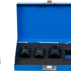 Betrouwbaar BGS 5260 Spiraalprofiel-dopsleutelset / schroefuitdraaier 12,5 mm (1/2") 17 - 26 mm 4-delig