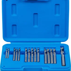 BGS 2097 Popnagelboor-set HSS 2,4 - 6,4 mm 15-delig Budget