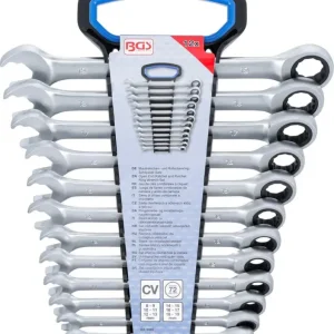 Seizoensaanbieding BGS 6545 Steek- en ringsleutelratelset 8 - 19 mm 12-delig